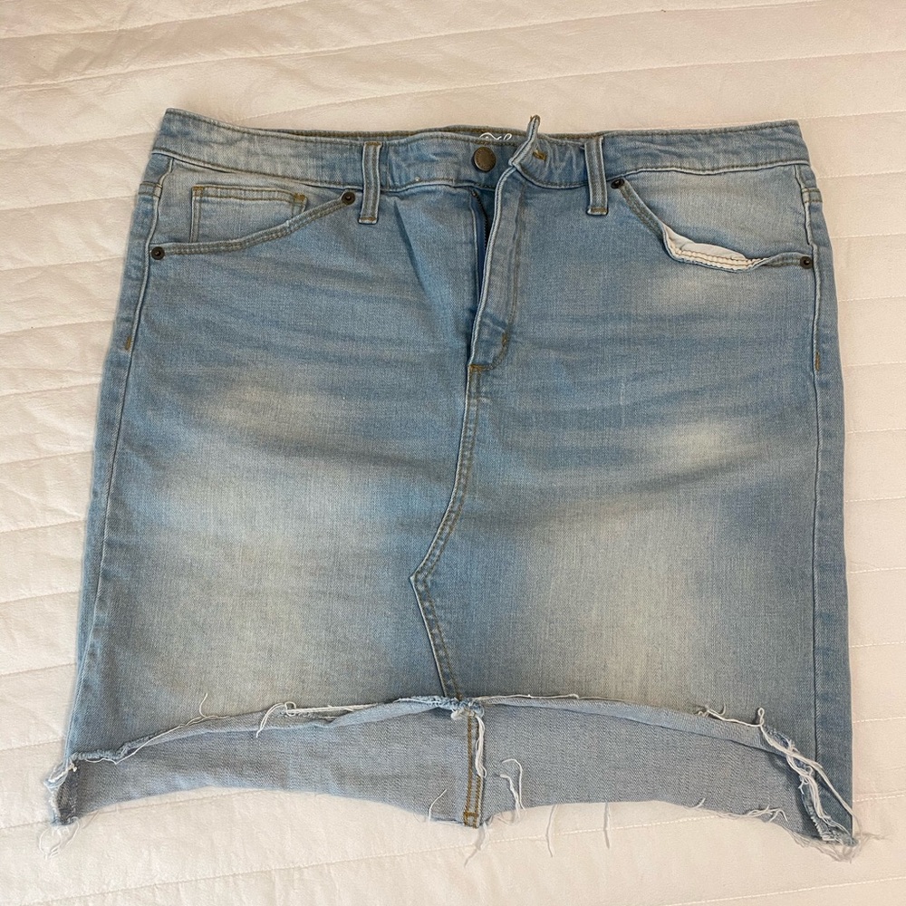 Jean denim skirt